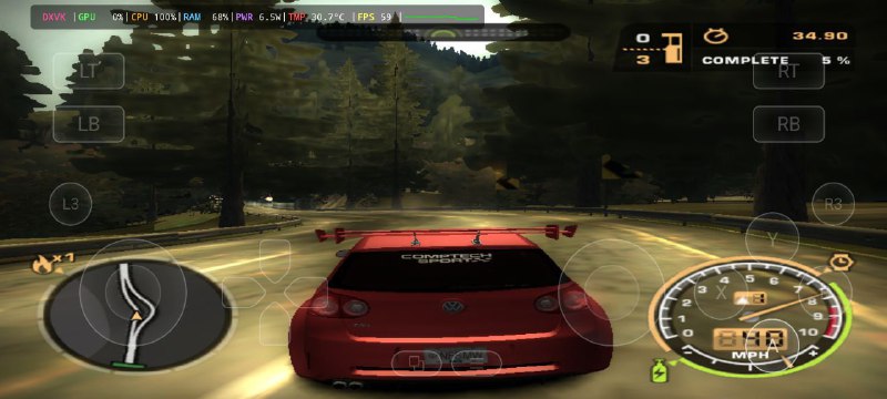 NFS Most Wanted 2005 di Redmi Note 14S Helio G99